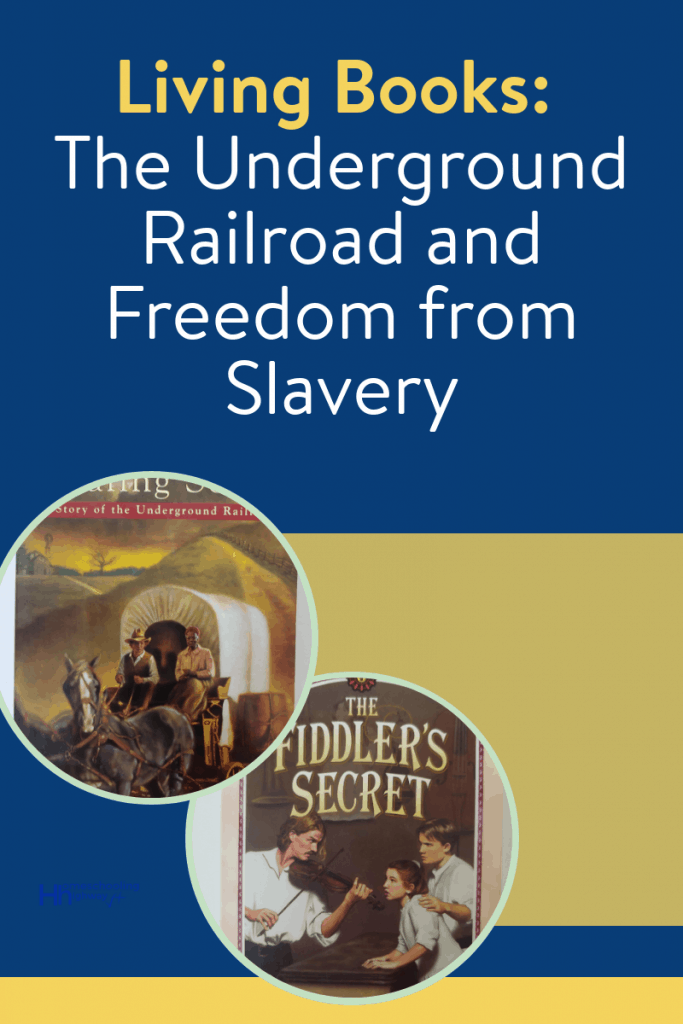 Living Book descriptions for kids who want to learn about the underground railroad and freedom from slavery during the civil war era.