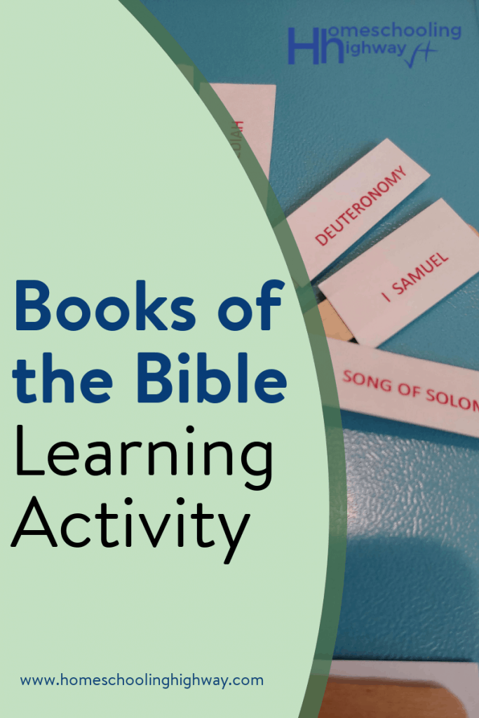 Use popsicle sticks to learn the Books of the Bible with this fun learning activity.