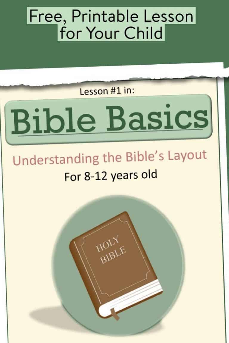 Bible lesson for kids