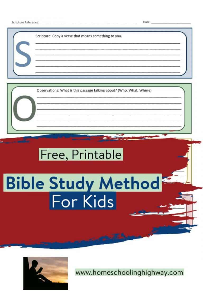 Easy to use Bible study method for kids