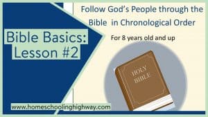 Follow God's chosen people through the Bible with this basic Bible lesson.