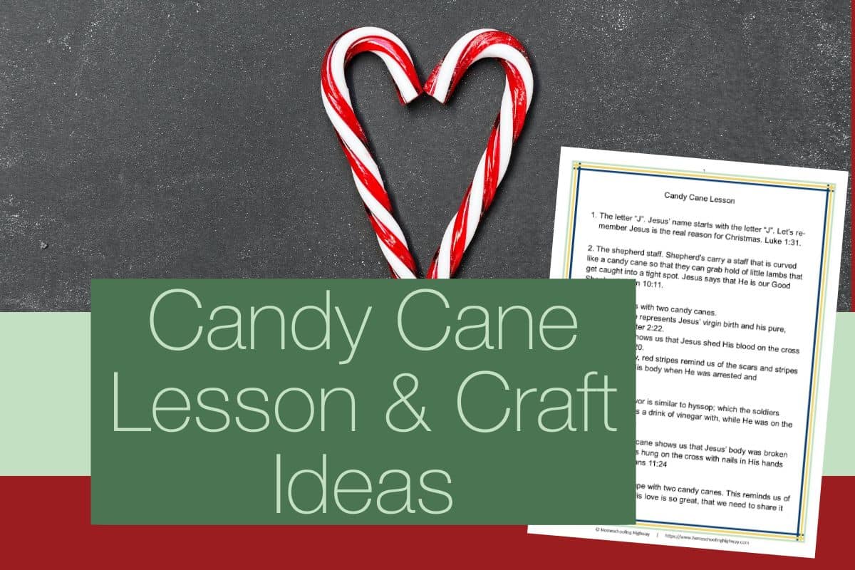 Candy Cane lesson and craft list