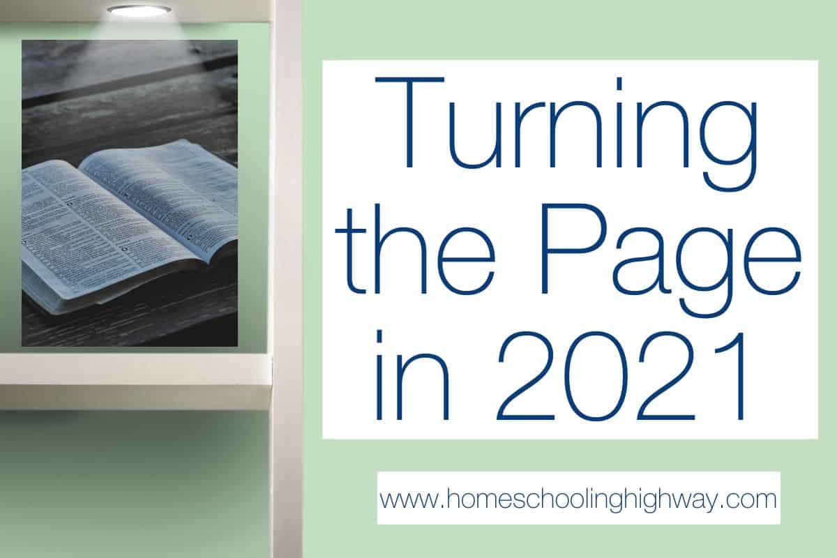 Homeschool Review Crew Blog Post Challenge Turning the Page into 2021