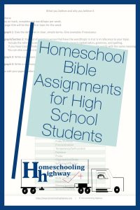 Bible lessons for high school students