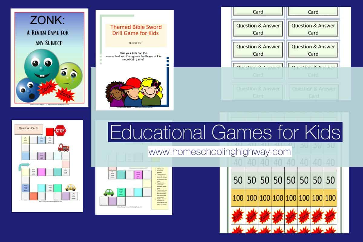 Educational indoor games for kids