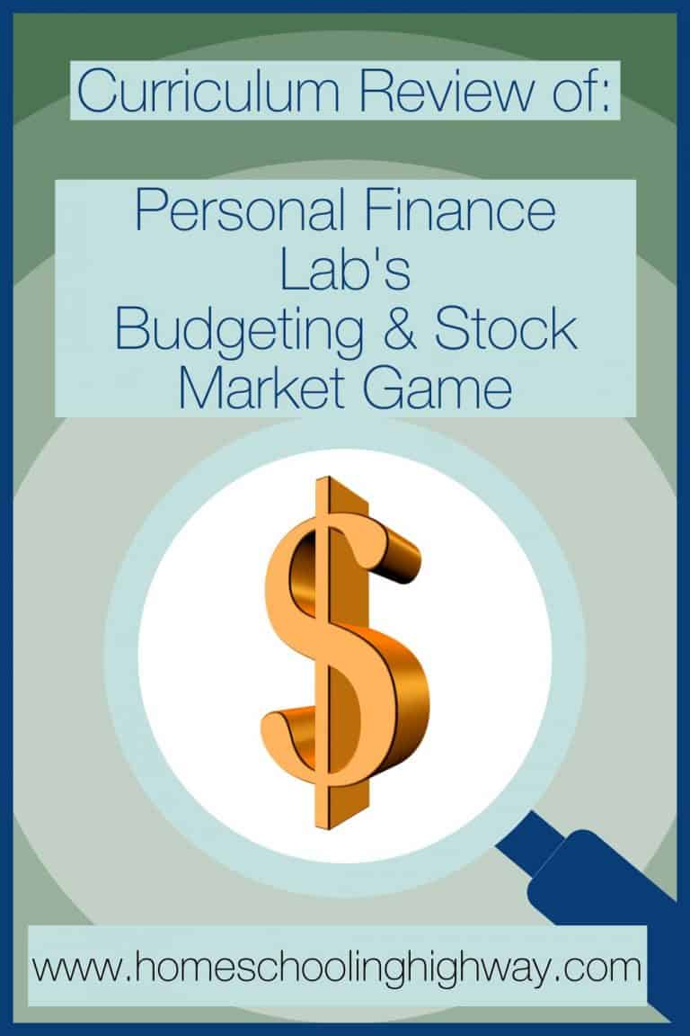 Review of Budgeting and Stock Market game created by Personal Finance Lab.