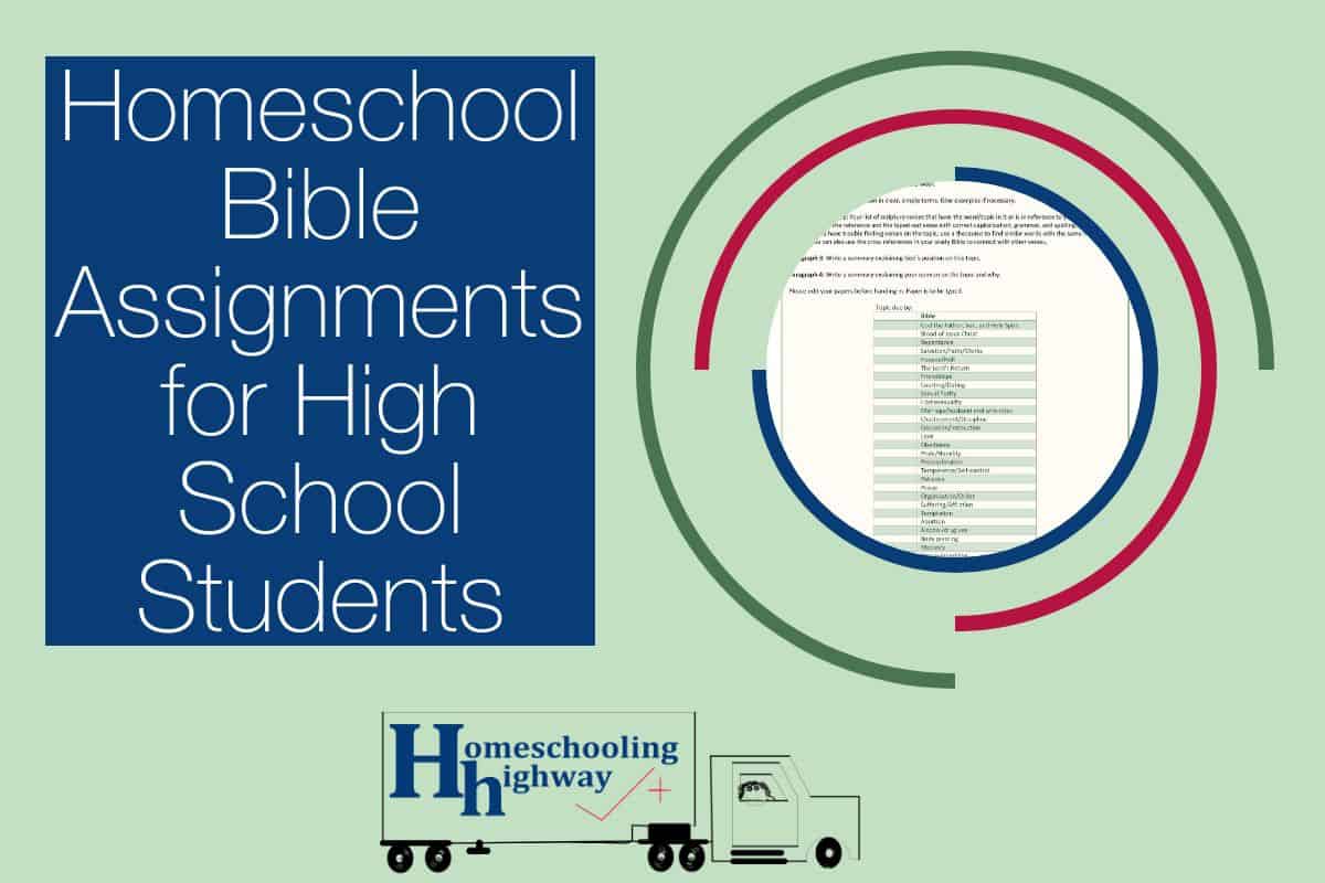 High School Bible Curriculum to last the entire school year
