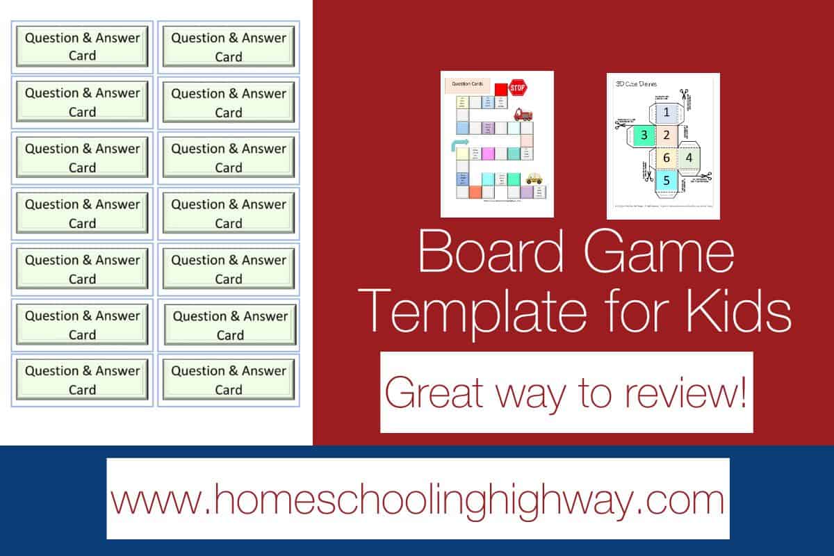 printable board game templates