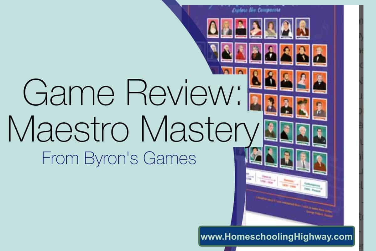 Review of Children's Game. Maestro Mastery. Explore the Composers by Byron's Games