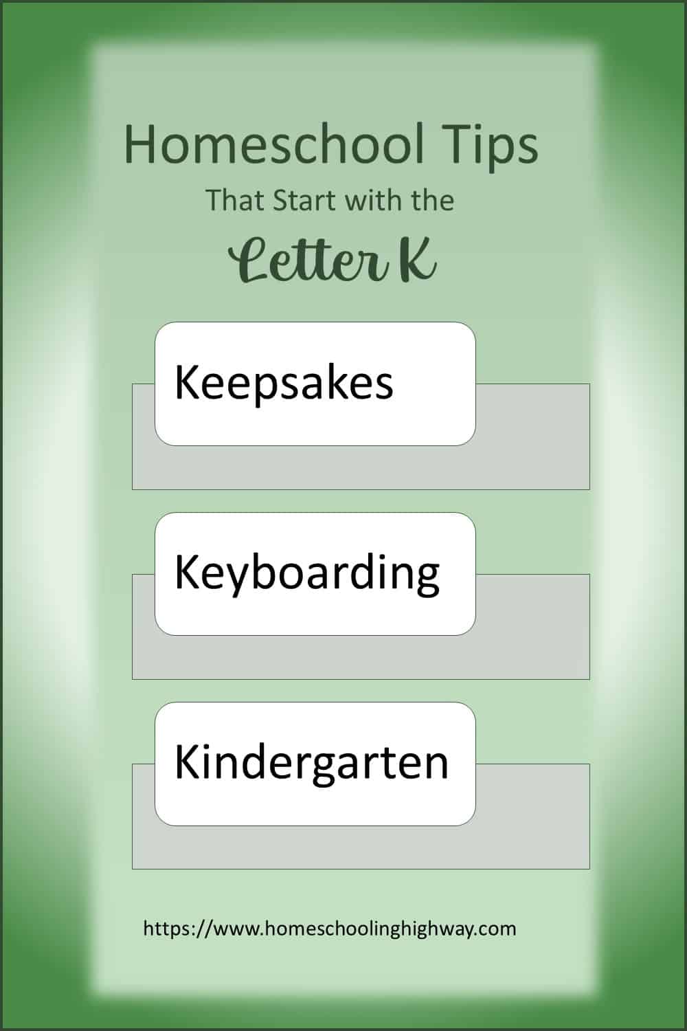 Homeschooling Tips from A to Z for 2023: The Letter K - Homeschooling ...