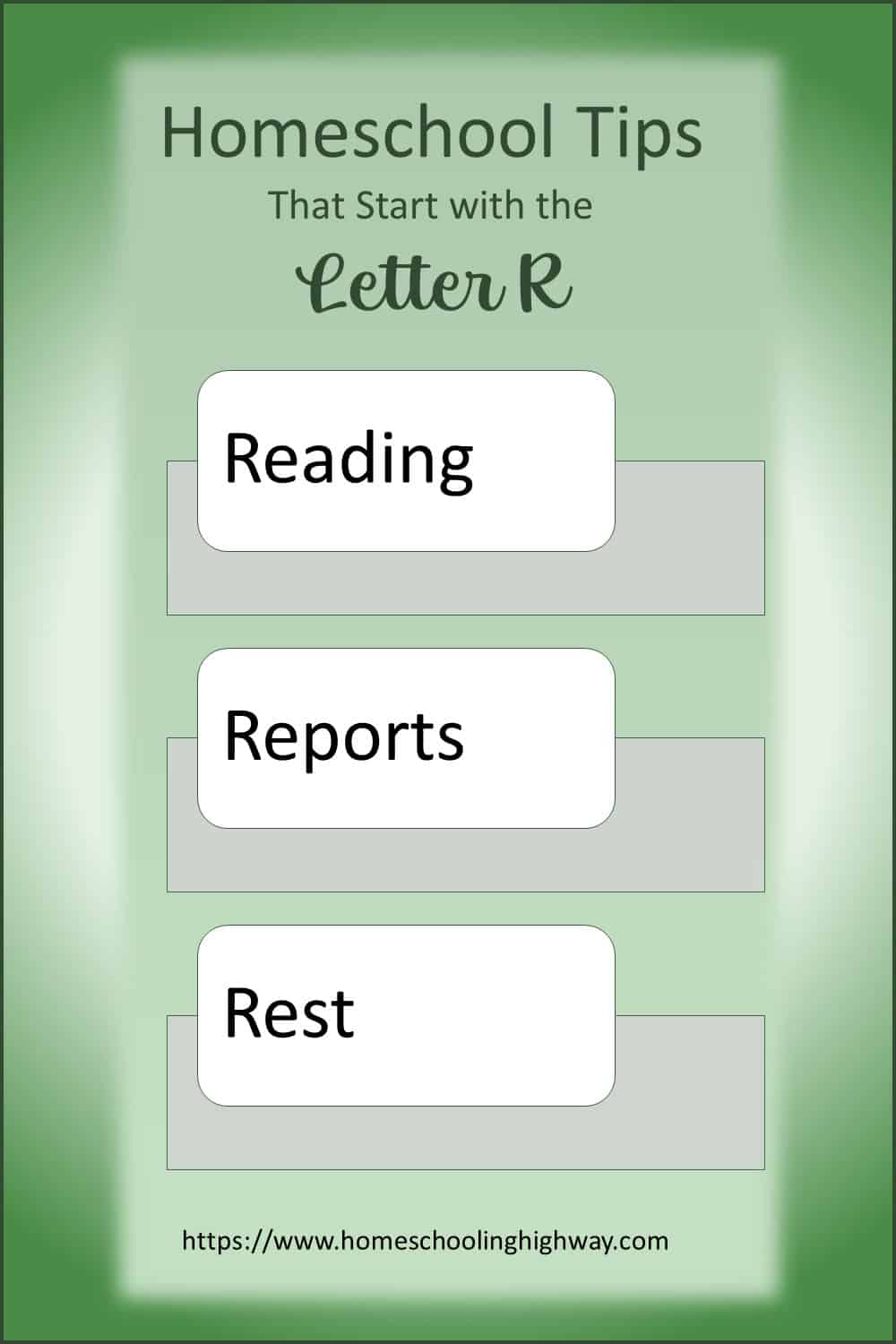 Homeschooling Tips from A to Z for 2023 The Letter R