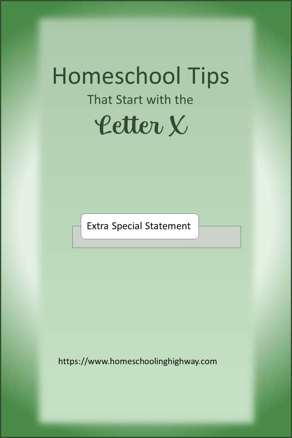 Homeschooling Tips That Start With X.