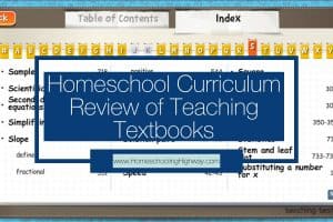 Curriculum Review: Teaching Textbooks Math 4.0