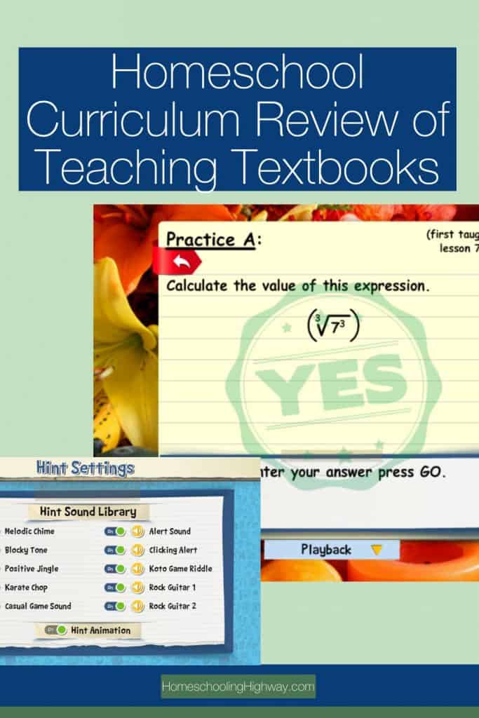 Homeschool Curriculum Review of Teaching Textbooks' Math 4.0