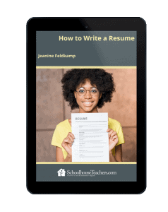 How to Write a Resume from SchoolhouseTeachers.com