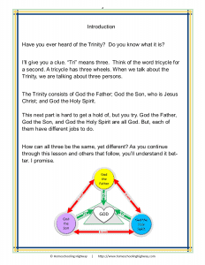 Let's Learn About God! Free Printable Basic Bible Lesson for kids