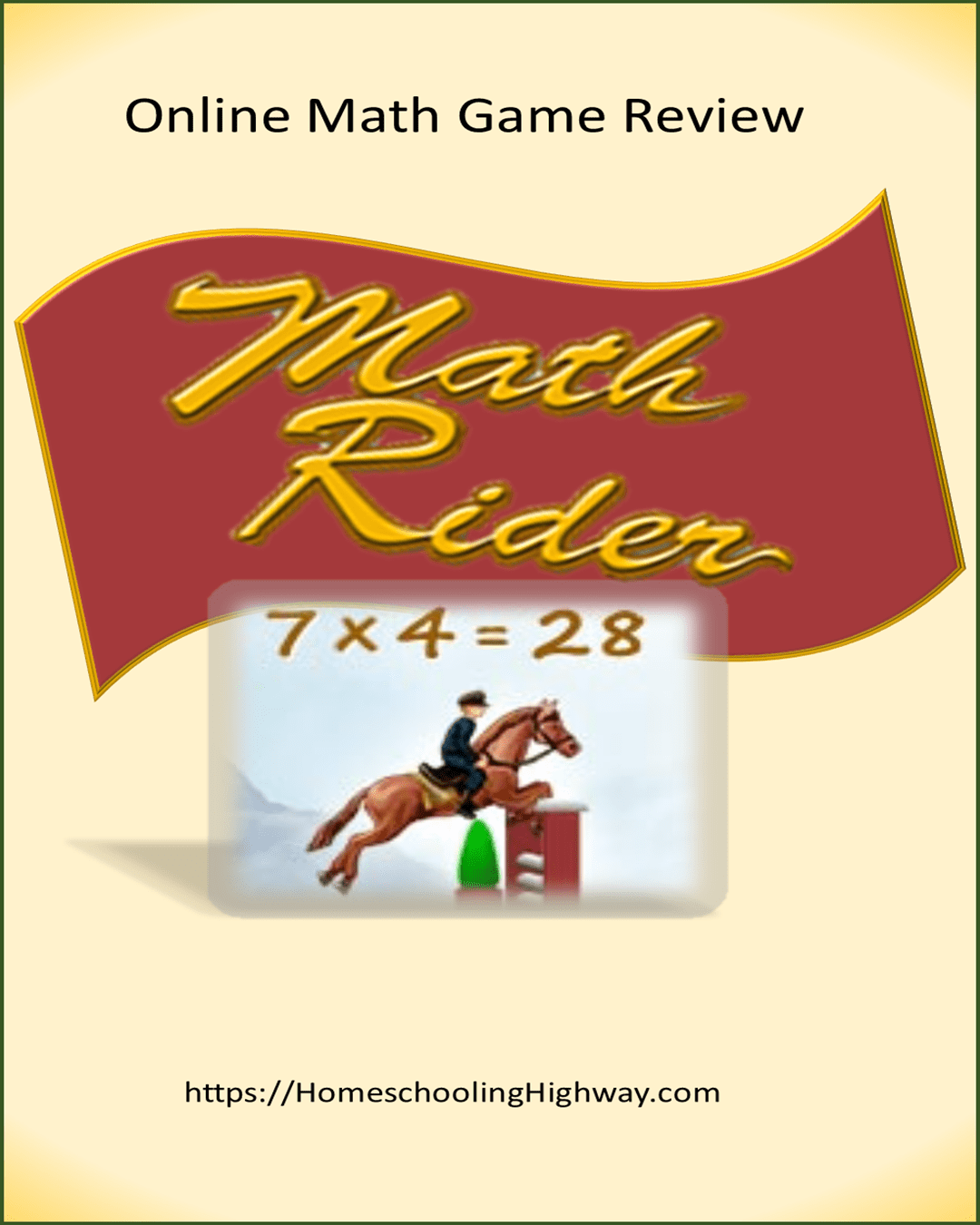 Math Game Review: MathRider - Homeschooling Highway