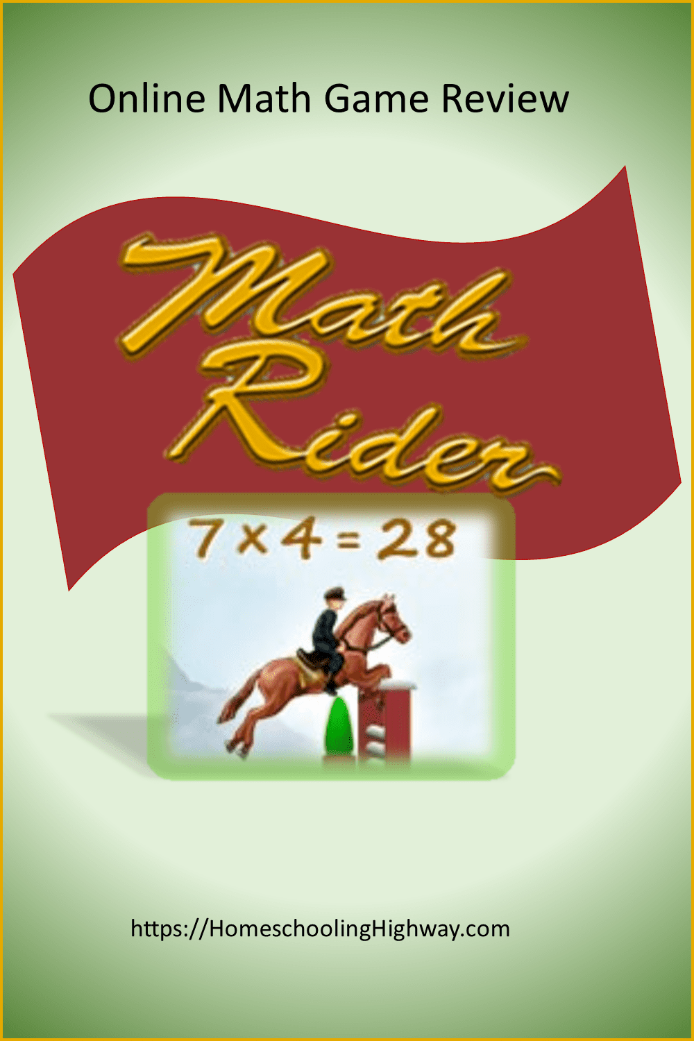 MathRider is an online math game. This review is by Homeschooling Highway.