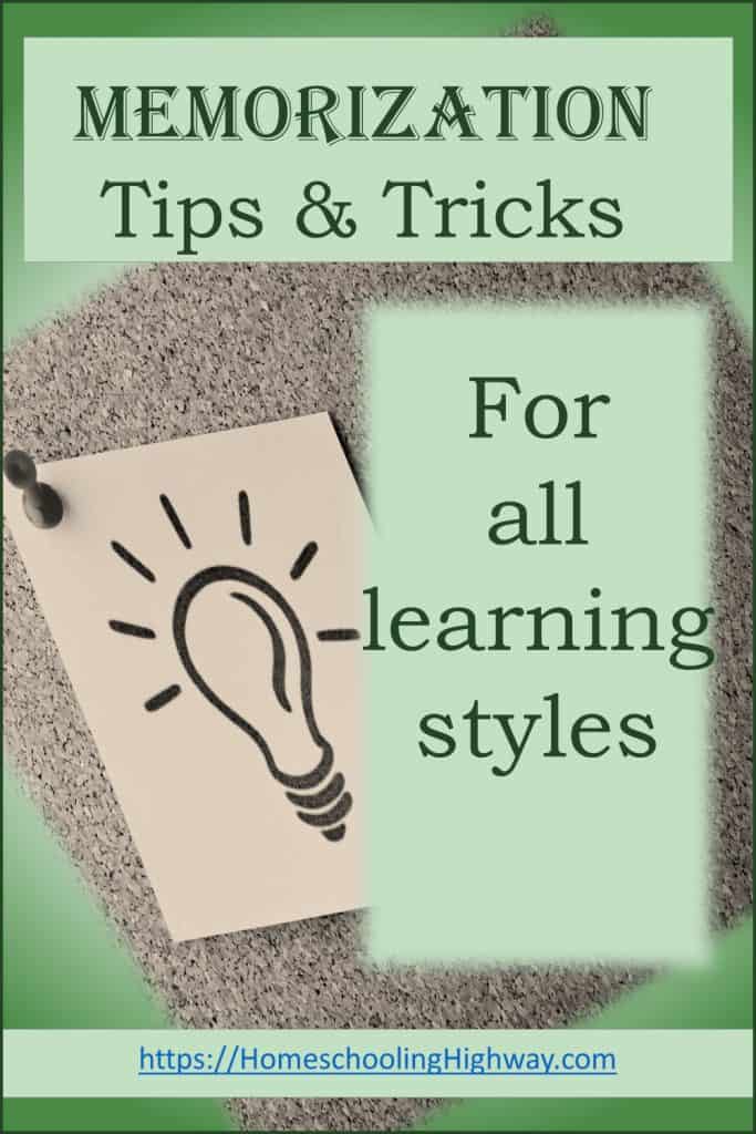 Memorization Tips and Tricks for all Learning Styles for 2023