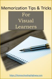 Memorization tips for Visual Learners by HomeschoolingHighway.com