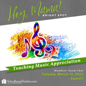 Hey Mama Bright Spot Chat Advertisement image from SchoolhouseTeachers.com