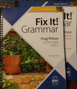 Fix It! Grammar book cover. Review by Homeschooling Highway