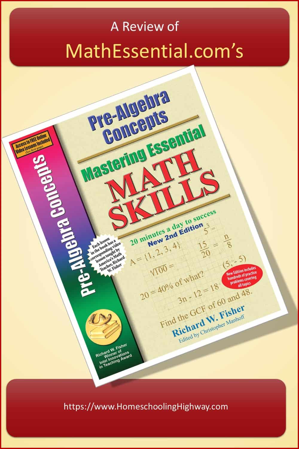 Mastering Essential Math Skills. Pre-Algebra. Reviewed by Homeschooling Highway