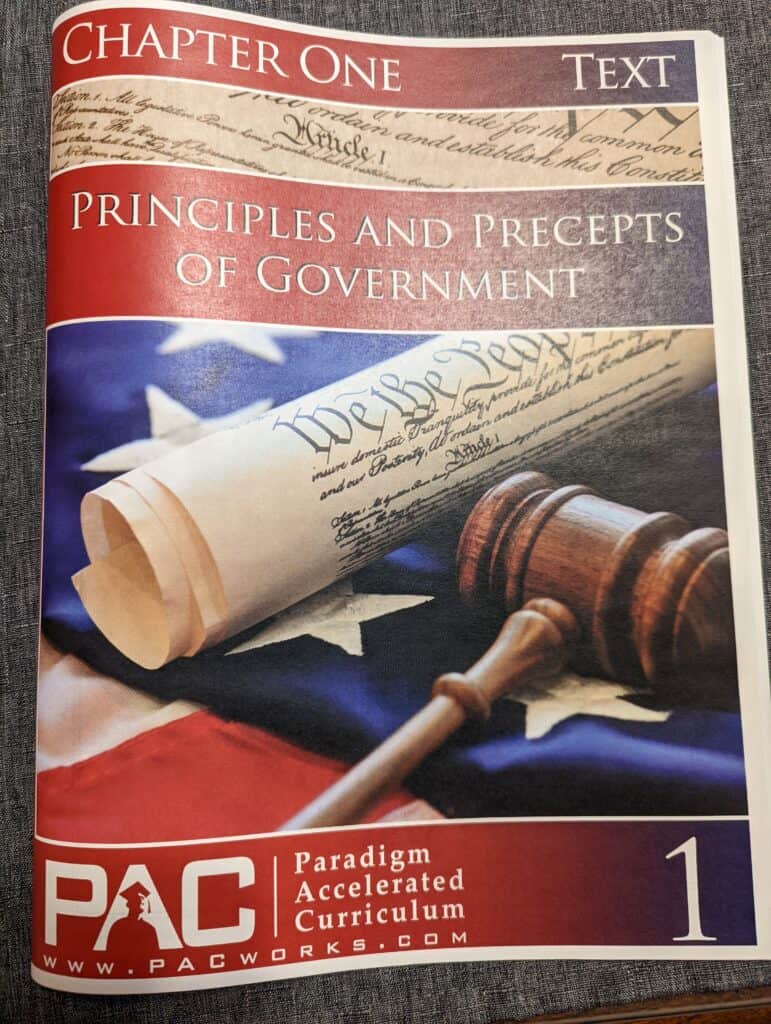 Principles and Precepts of Government. High School Homeschool Curriculum Review by Homeschooling Highway