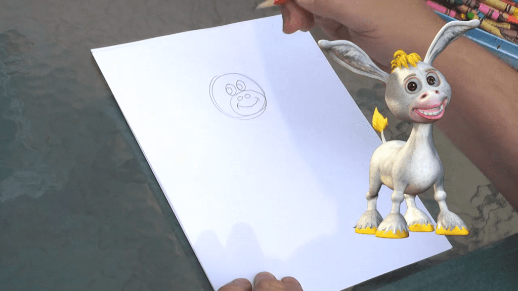 Let's draw Donkey Ollie. Review by Homeschooling Highway