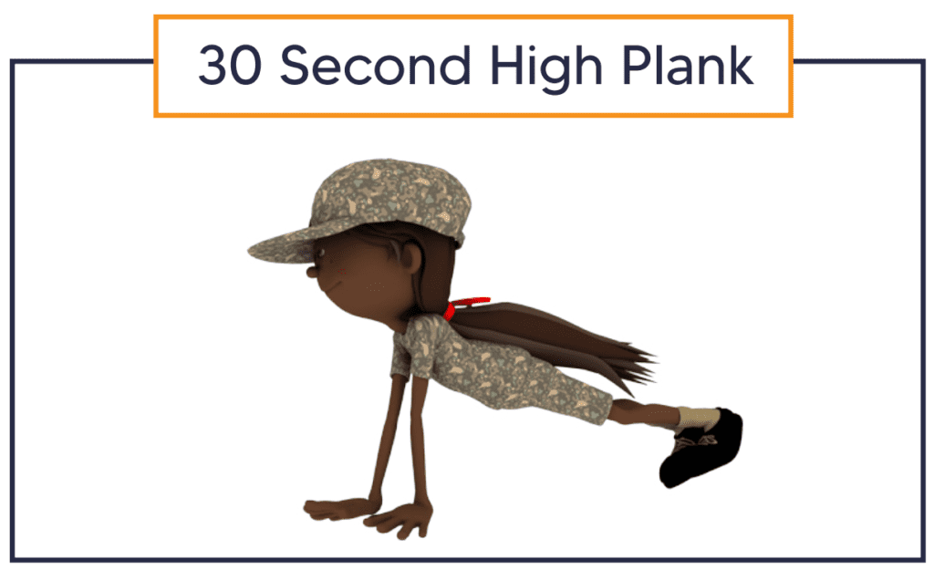 Boot Camp Example by Cartoon kids for Healthy Habits Tracker