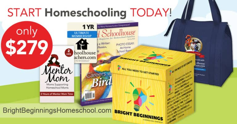 Homeschooling Kit: Bright Beginnings From The Old Schoolhouse 