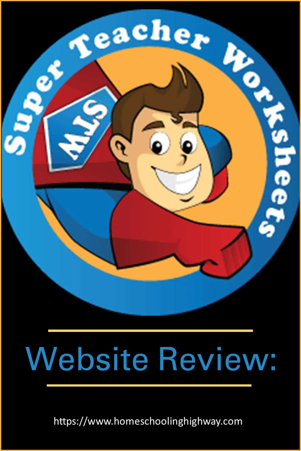 Super Teacher Worksheets Website. Reviewed by Homeschooling Highway