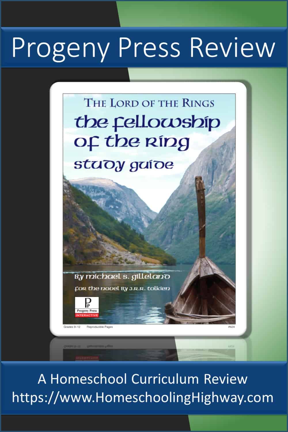The Fellowship of the Ring Study Guide from Progeny Press. Reviewed by Homeschooling Highway
