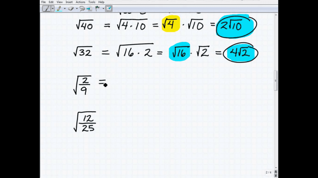 Screenshot from TabletClass Math. Reviewed by Homeschooling Highway