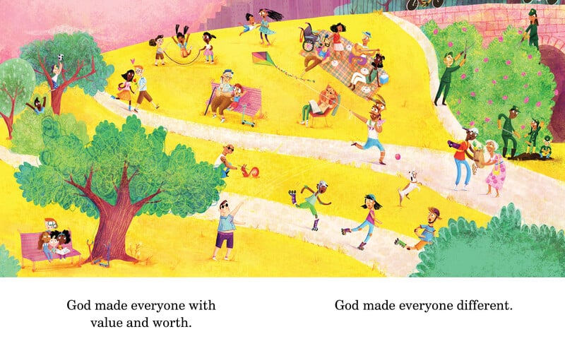 God's Very Good Idea Inside Page. Book reviewed by Homeschooling Highway