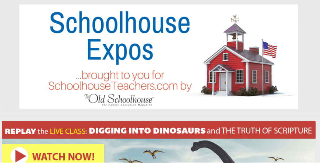Schoolhouse Expo Homepage on SchoolhouseTeachers.com. Reviewed by Homeschooling Highway