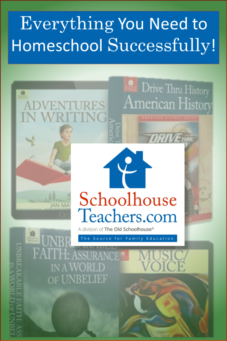Everything You Need to Homeschool Successfully with SchoolhouseTeachers.com