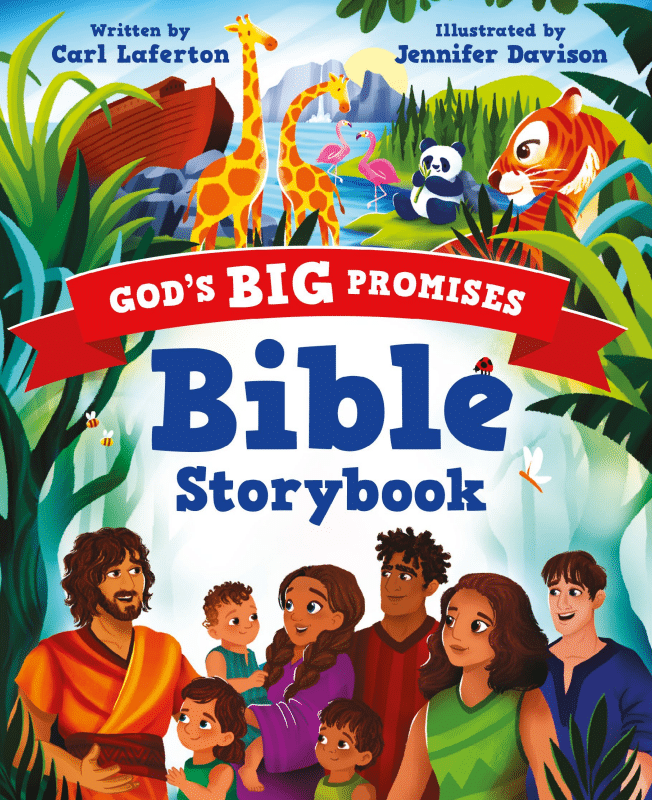 God's Big Promises Bible Storybook. Written by Carl Laferton. Book reviewed by HomeschoolingHighway.com