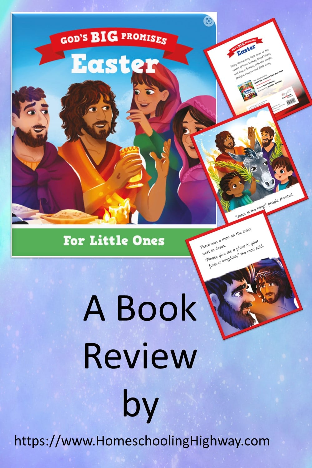 Easter Board Book for Little Ones by Carl Laferton. Book reviewed by Homeschooling Highway 1