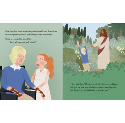 Joni Eareckson Tada. The Girl Who Longed to Follow God in a Wheelchair. Written by Kristyn Getty. Book Review by HomeschoolingHighway.com