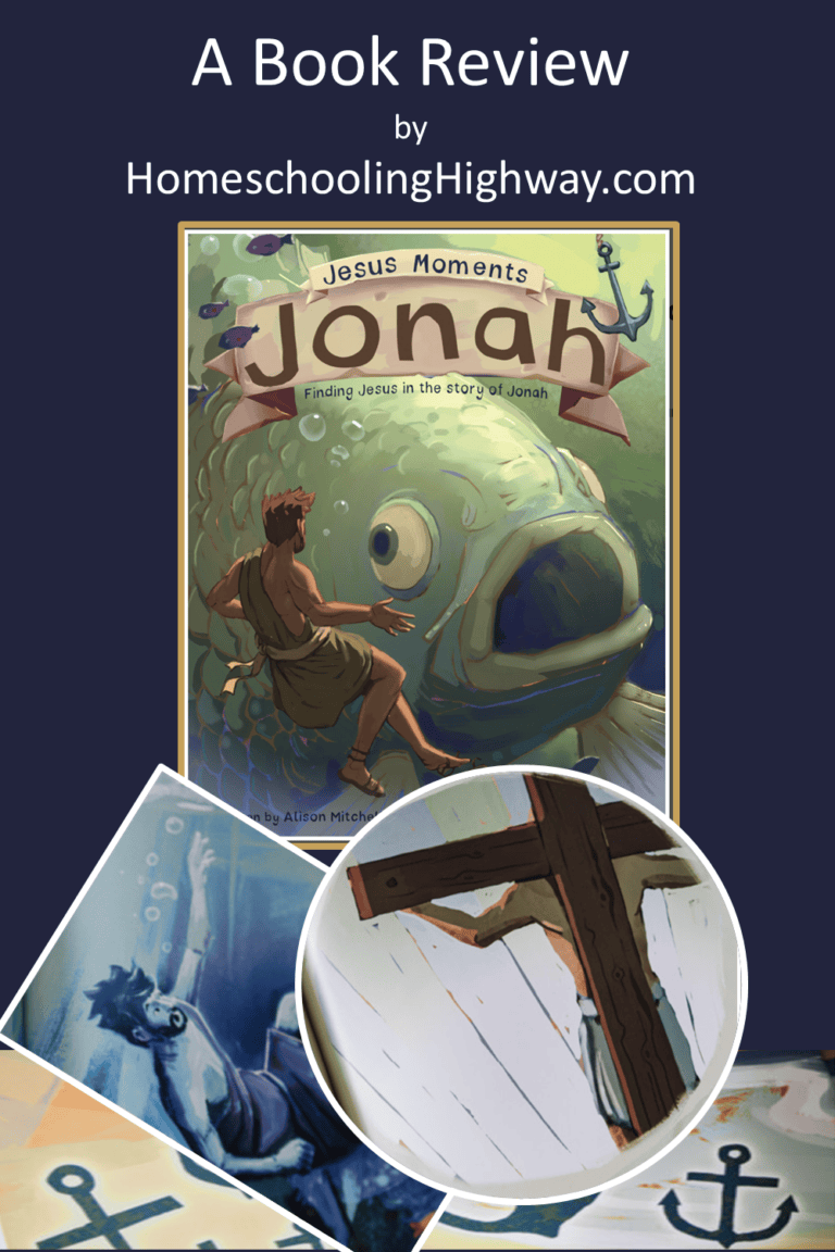 Jesus Moments: Jonah. Written by Alison Mitchell. Book review by HomeschoolingHighway.com